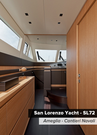 ermesponti bespoke interiors per Sanlorenzo Yachts