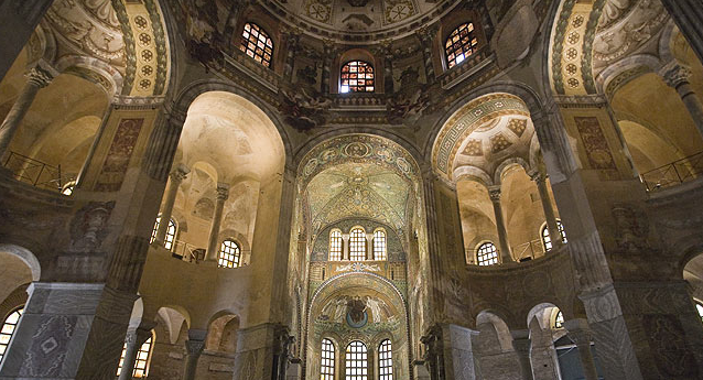 Le volte della Basilica di San Vitale a Ravenna